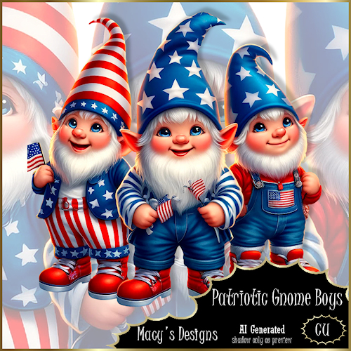 AI - Patriotic Gnomes Boys - Click Image to Close